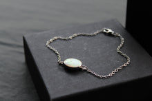 Load image into Gallery viewer, White Opalite Chain Bracelet
