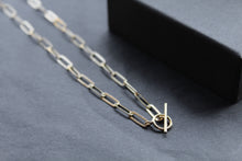 Load image into Gallery viewer, Yellow Gold Plated Oval Belcher Charm Necklace
