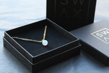 Load image into Gallery viewer, 14ct Gold filled Sea Opal Necklace
