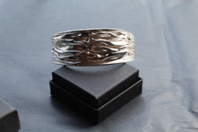 Load image into Gallery viewer, Sterling Silver Large Ruched Cuff
