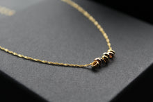 Load image into Gallery viewer, 9ct Gold &quot;7 Lucky Ring&quot; Necklace
