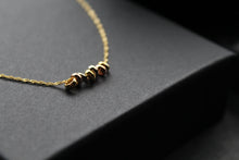 Load image into Gallery viewer, 9ct Gold &quot;7 Lucky Ring&quot; Necklace
