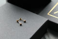 9ct Gold Bead Studs - Swax Jewellery Barmouth