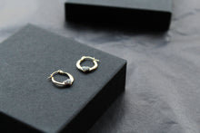 Load image into Gallery viewer, 9ct Gold Crystalique Heart Hoop
