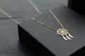 9ct Gold Dream Catcher Necklace - Swax Jewellery Barmouth