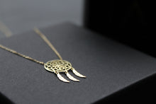 Load image into Gallery viewer, 9ct Gold Dream Catcher Necklace
