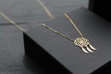 Load image into Gallery viewer, 9ct Gold Dream Catcher Necklace
