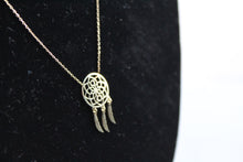 Load image into Gallery viewer, 9ct Gold Dream Catcher Necklace
