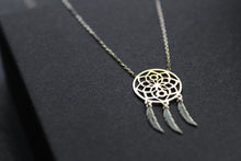 Load image into Gallery viewer, 9ct Gold Dream Catcher Necklace
