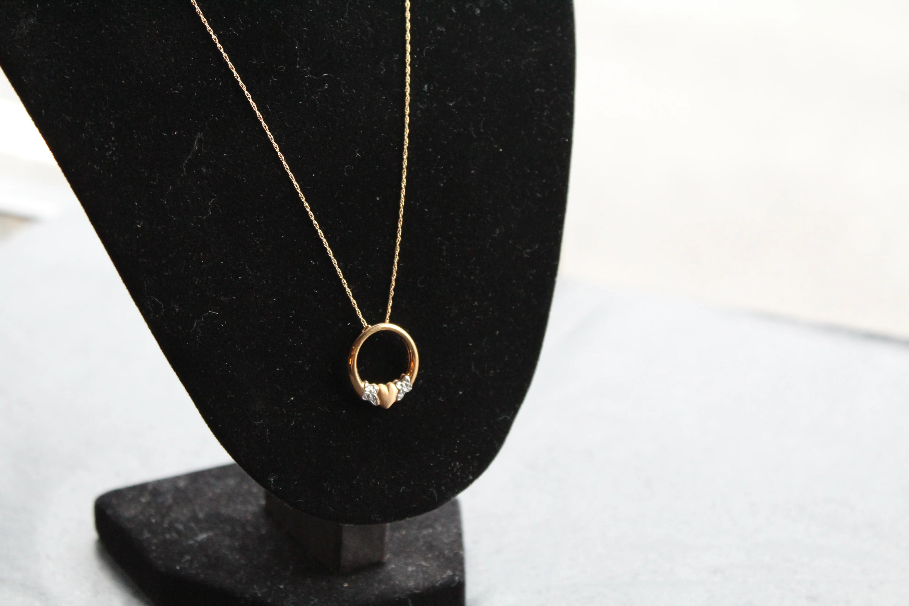 9ct Gold Earring & Necklace Set - Swax Jewellery Barmouth