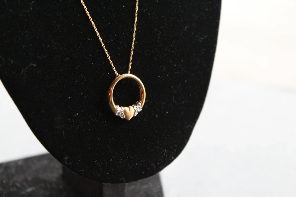 9ct Gold Earring & Necklace Set - Swax Jewellery Barmouth