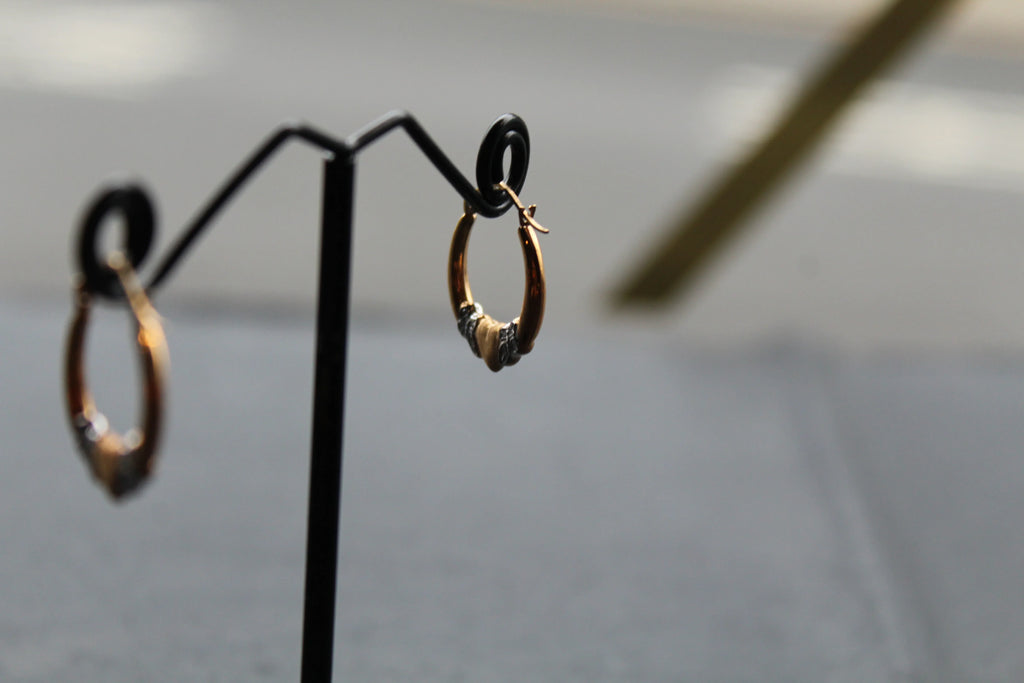 9ct Gold Earring & Necklace Set - Swax Jewellery Barmouth