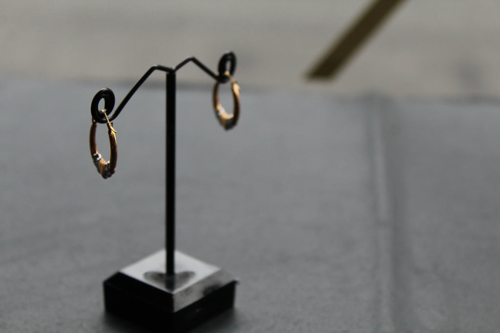 9ct Gold Earring & Necklace Set - Swax Jewellery Barmouth