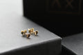 9ct Gold Heart Stud Earrings - Swax Jewellery Barmouth