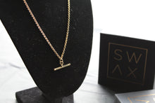 Load image into Gallery viewer, 9ct Gold T- Bar Necklace
