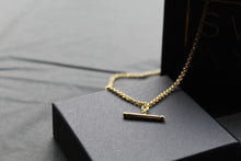Load image into Gallery viewer, 9ct Gold T- Bar Necklace
