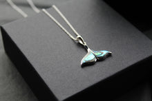 Load image into Gallery viewer, Abalone Whale Tail Necklace
