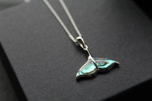 Load image into Gallery viewer, Abalone Whale Tail Necklace

