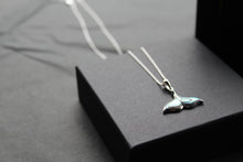 Load image into Gallery viewer, Abalone Whale Tail Necklace
