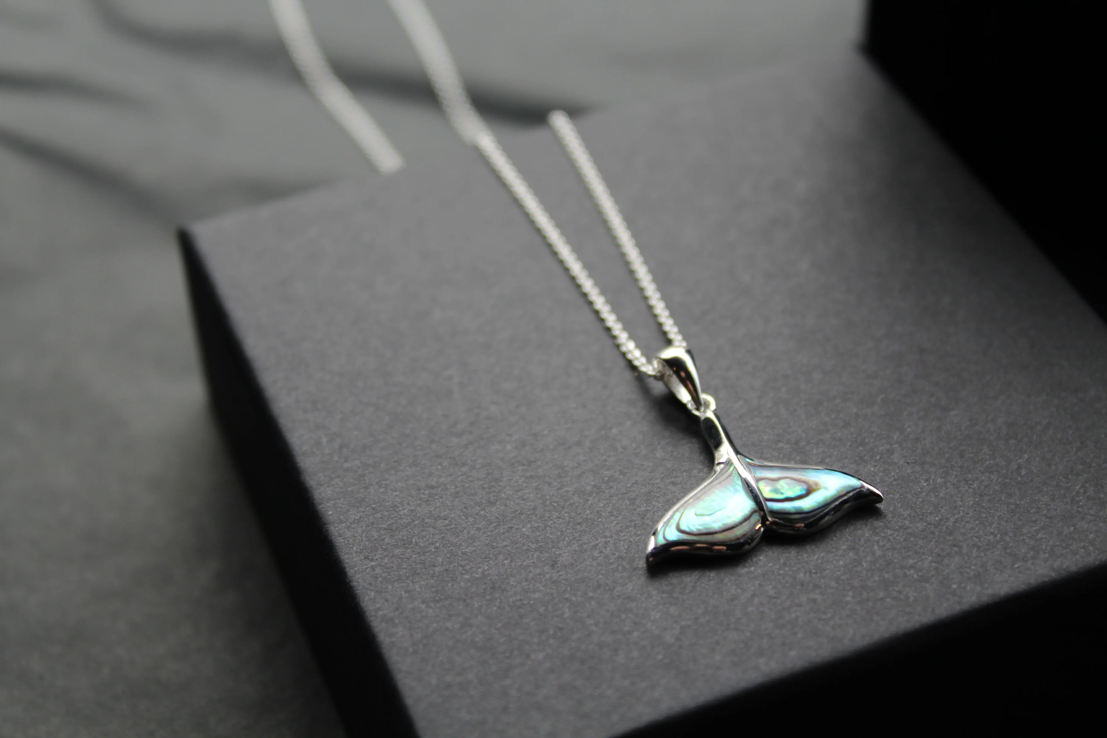 Abalone Whale Tail Necklace - Swax Jewellery Barmouth