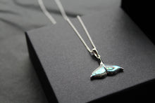 Load image into Gallery viewer, Abalone Whale Tail Necklace
