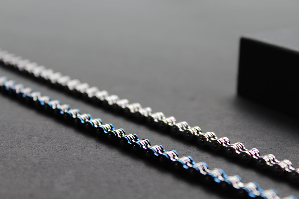 Skinny Steel Link Bike Chain Bracelet