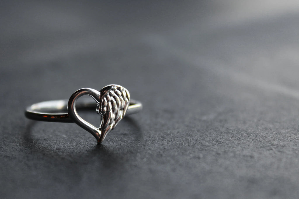 Angel Heart Ring - Swax Jewellery Barmouth