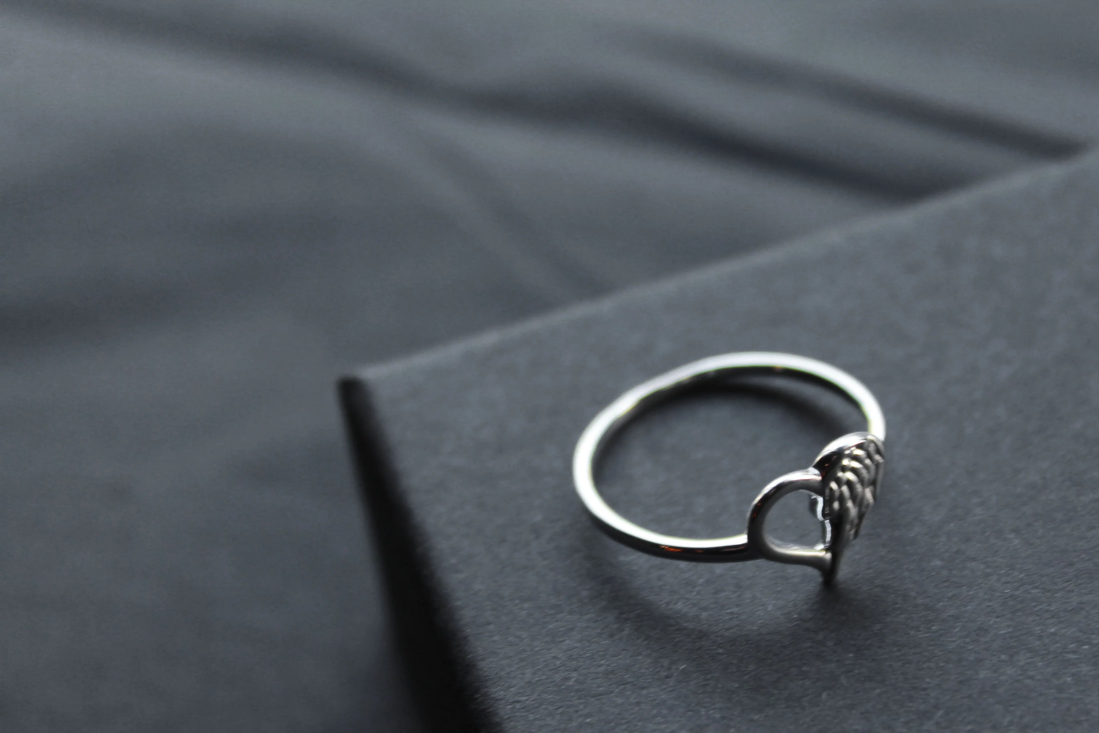 Angel Heart Ring - Swax Jewellery Barmouth
