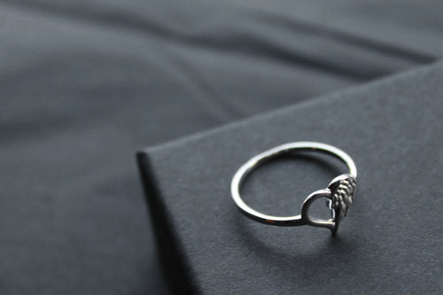 Angel Heart Ring - Swax Jewellery Barmouth