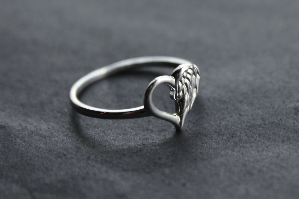 Angel Heart Ring - Swax Jewellery Barmouth