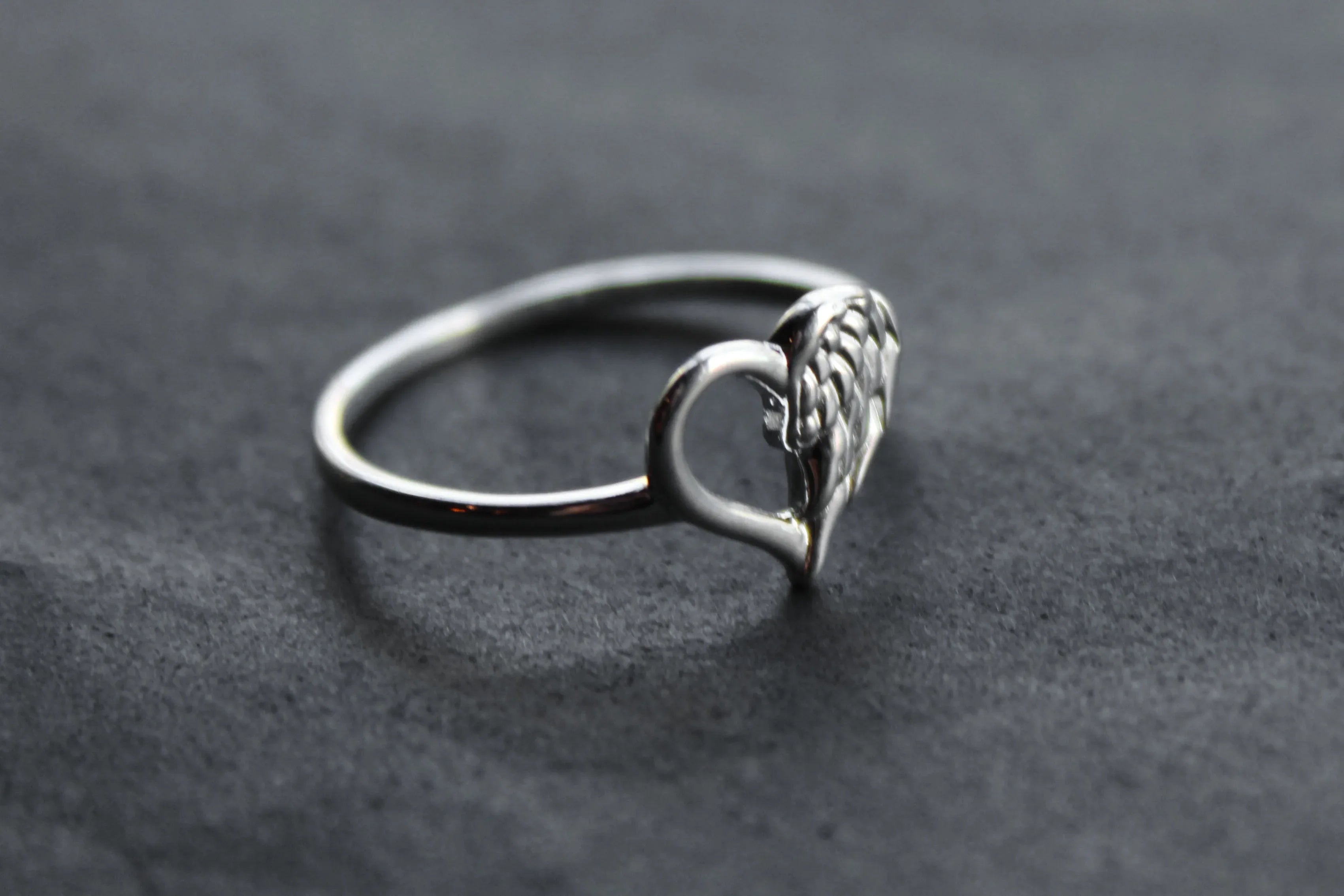 Angel Heart Ring - Swax Jewellery Barmouth