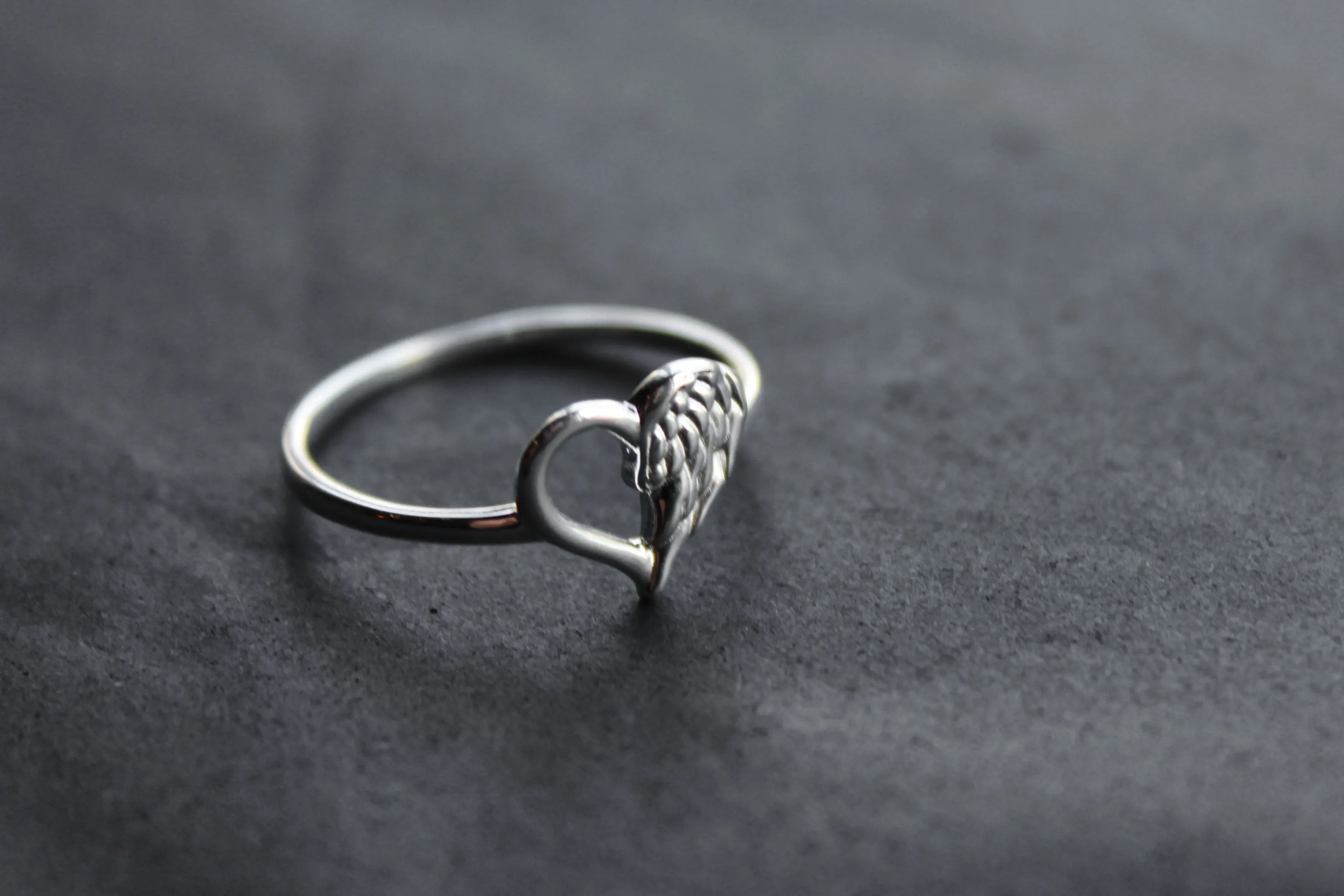 Angel Heart Ring - Swax Jewellery Barmouth