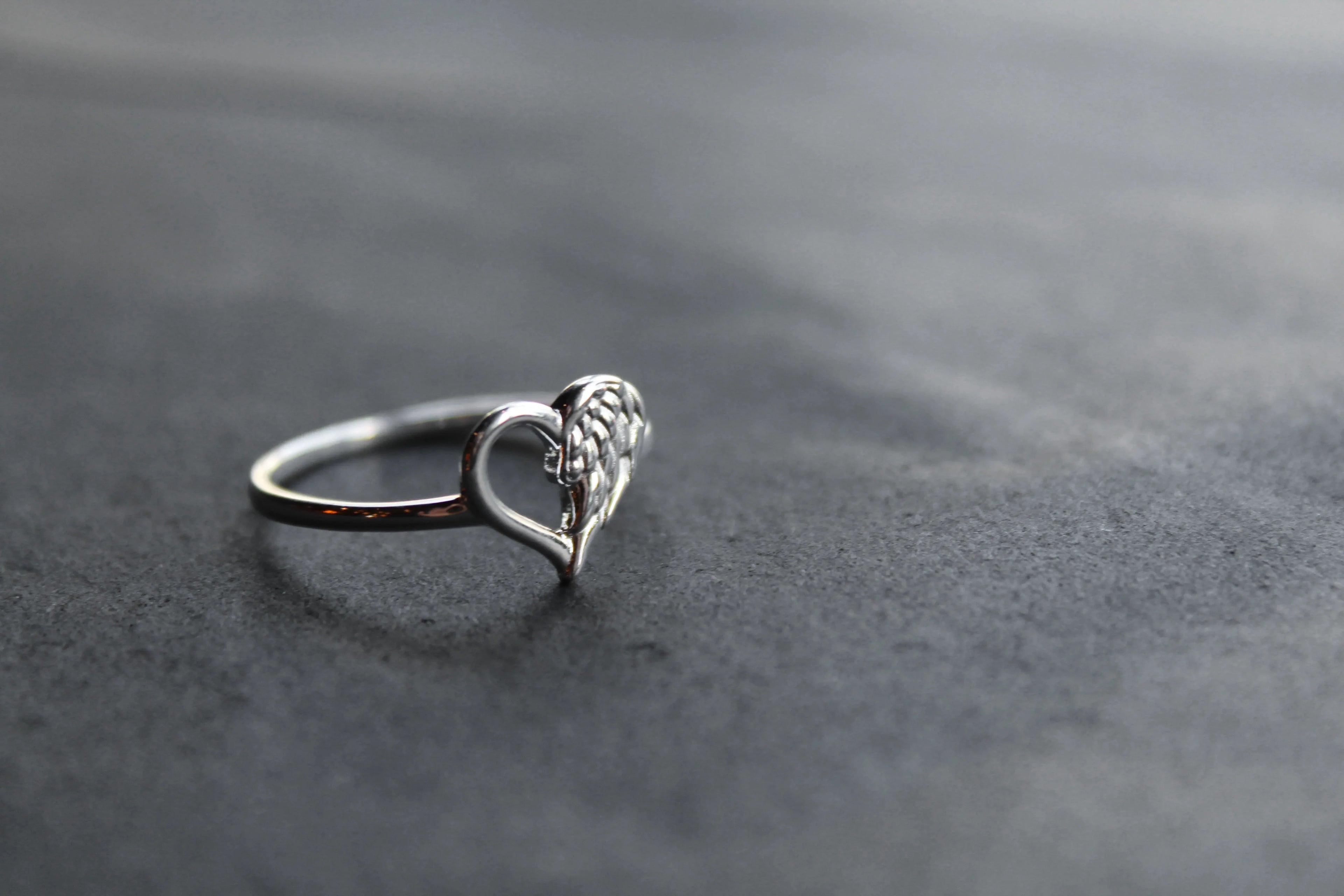 Angel Heart Ring - Swax Jewellery Barmouth