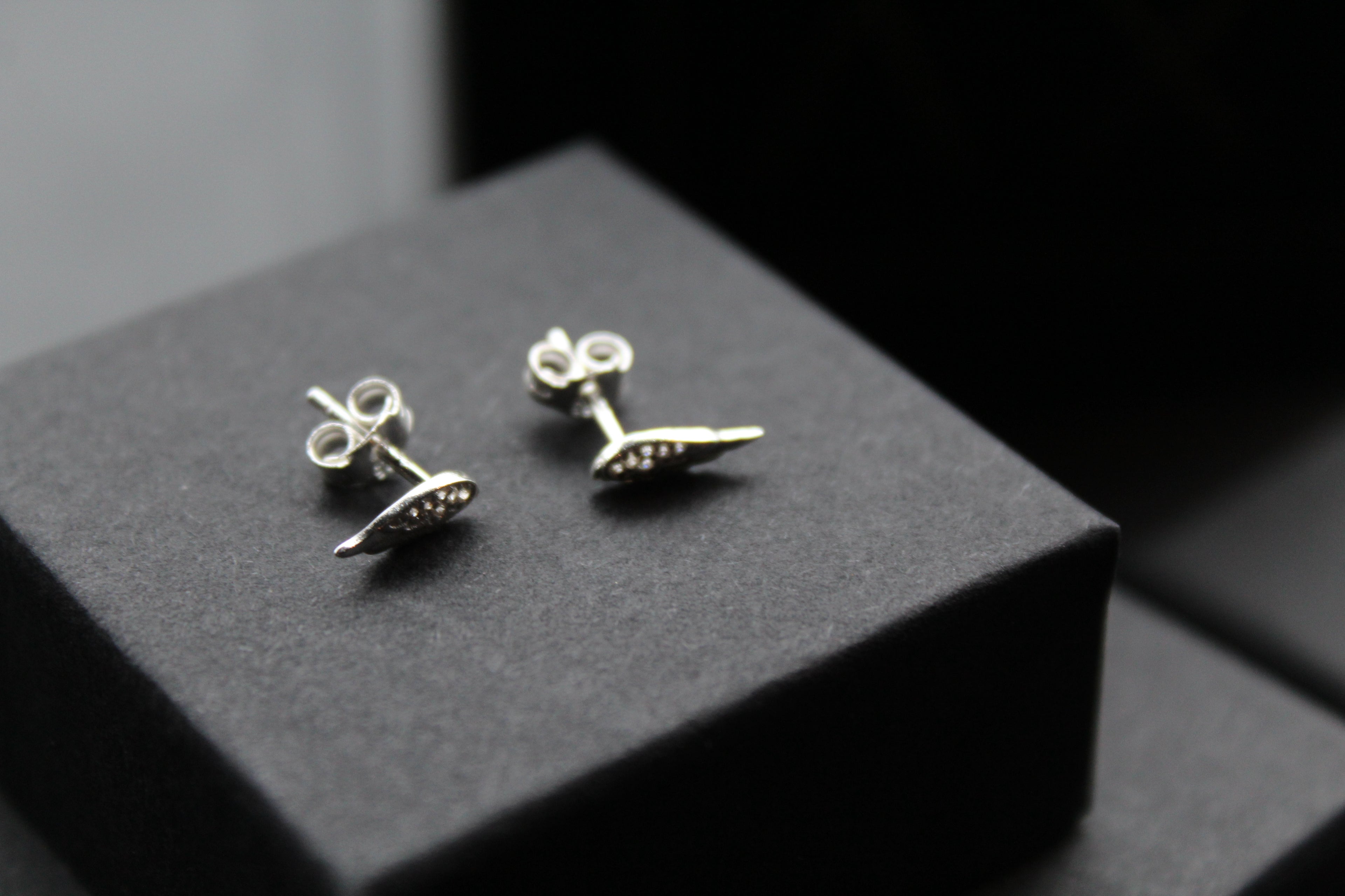 Angel Wing Stud Earrings