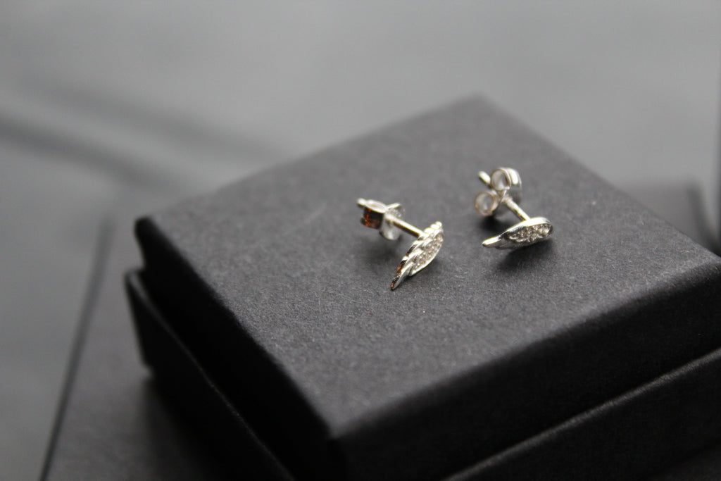 Angel Wing Stud Earrings