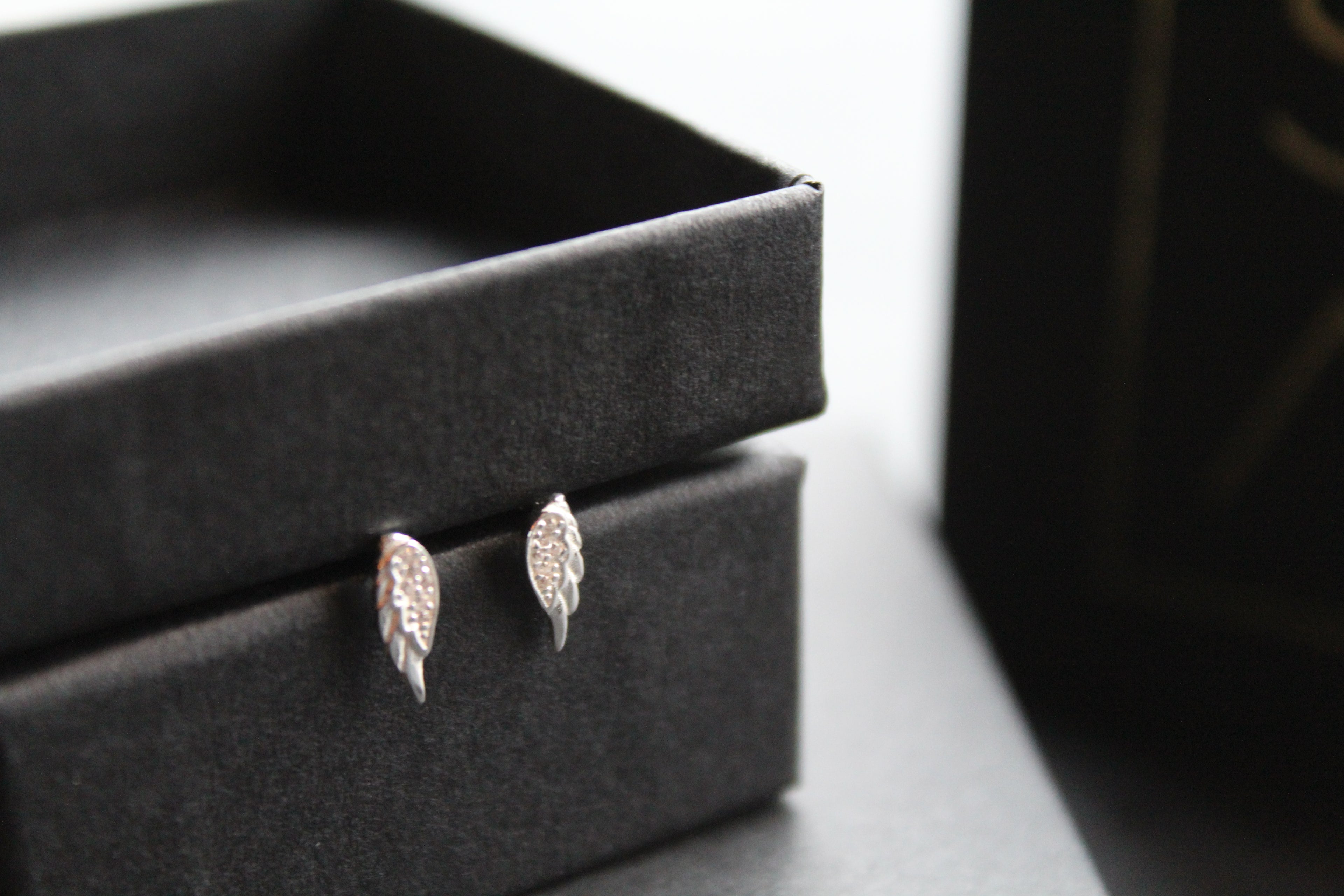 Angel Wing Stud Earrings