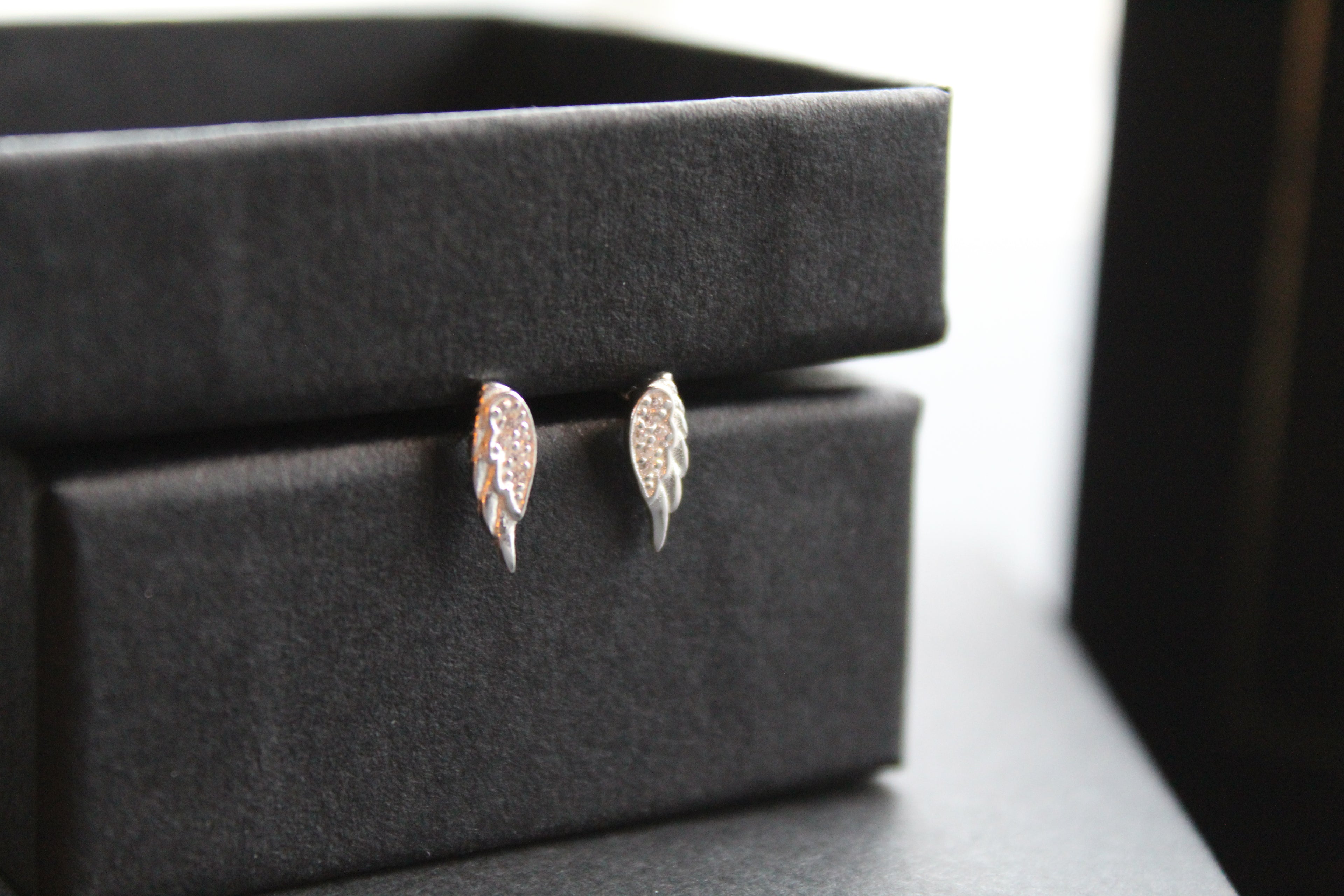 Angel Wing Stud Earrings