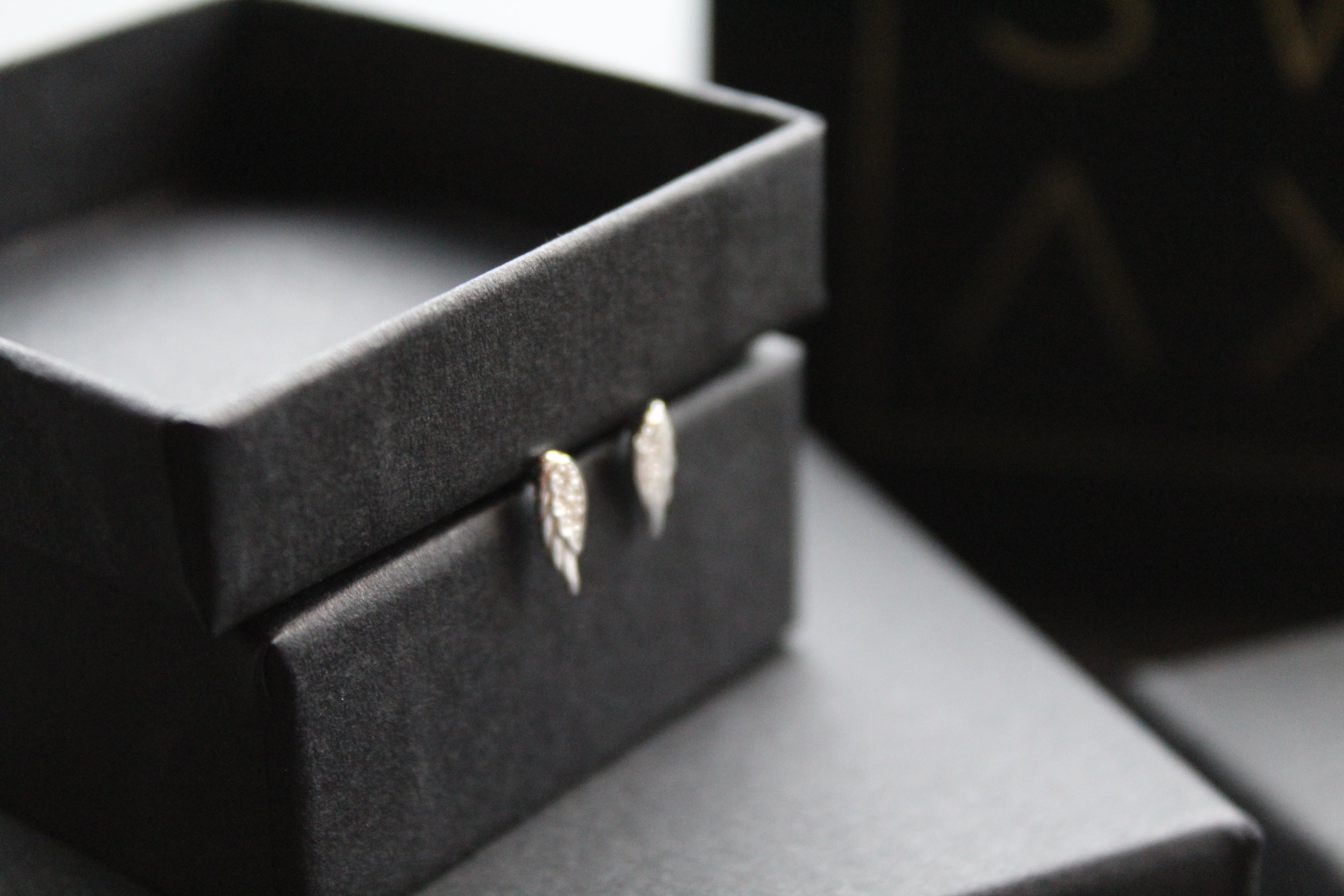 Angel Wing Stud Earrings