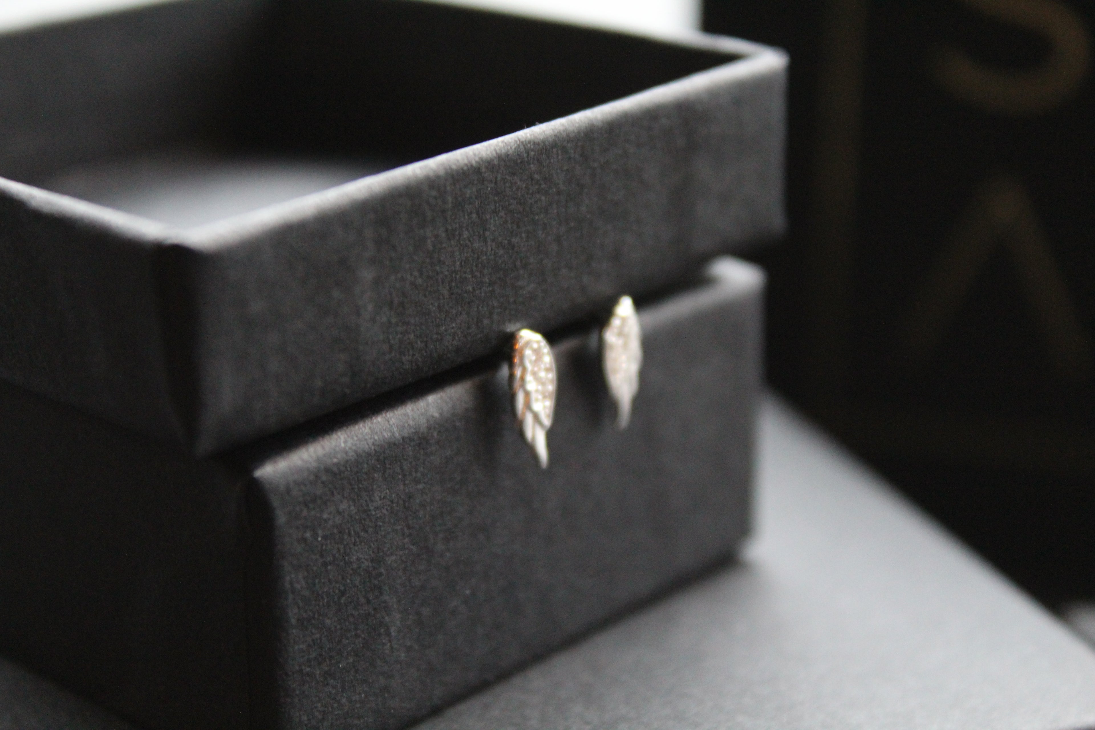 Angel Wing Stud Earrings