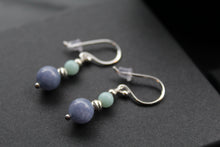 Load image into Gallery viewer, Aqua Chalcedony Bead Earrings
