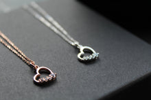 Load image into Gallery viewer, Aquamarine Heart Pendant &amp; Chain

