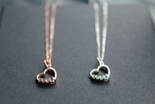 Load image into Gallery viewer, Aquamarine Heart Pendant &amp; Chain
