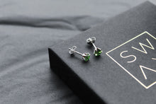 Load image into Gallery viewer, Austrian Crystal Silver Studs
