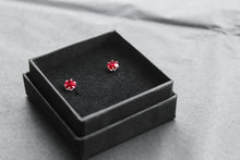 Load image into Gallery viewer, Austrian Crystal Silver Studs
