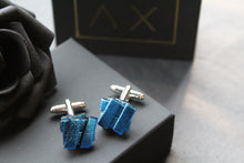 Load image into Gallery viewer, Dichroic Glass Cuff Links
