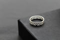 Band of Stars Silver Ring