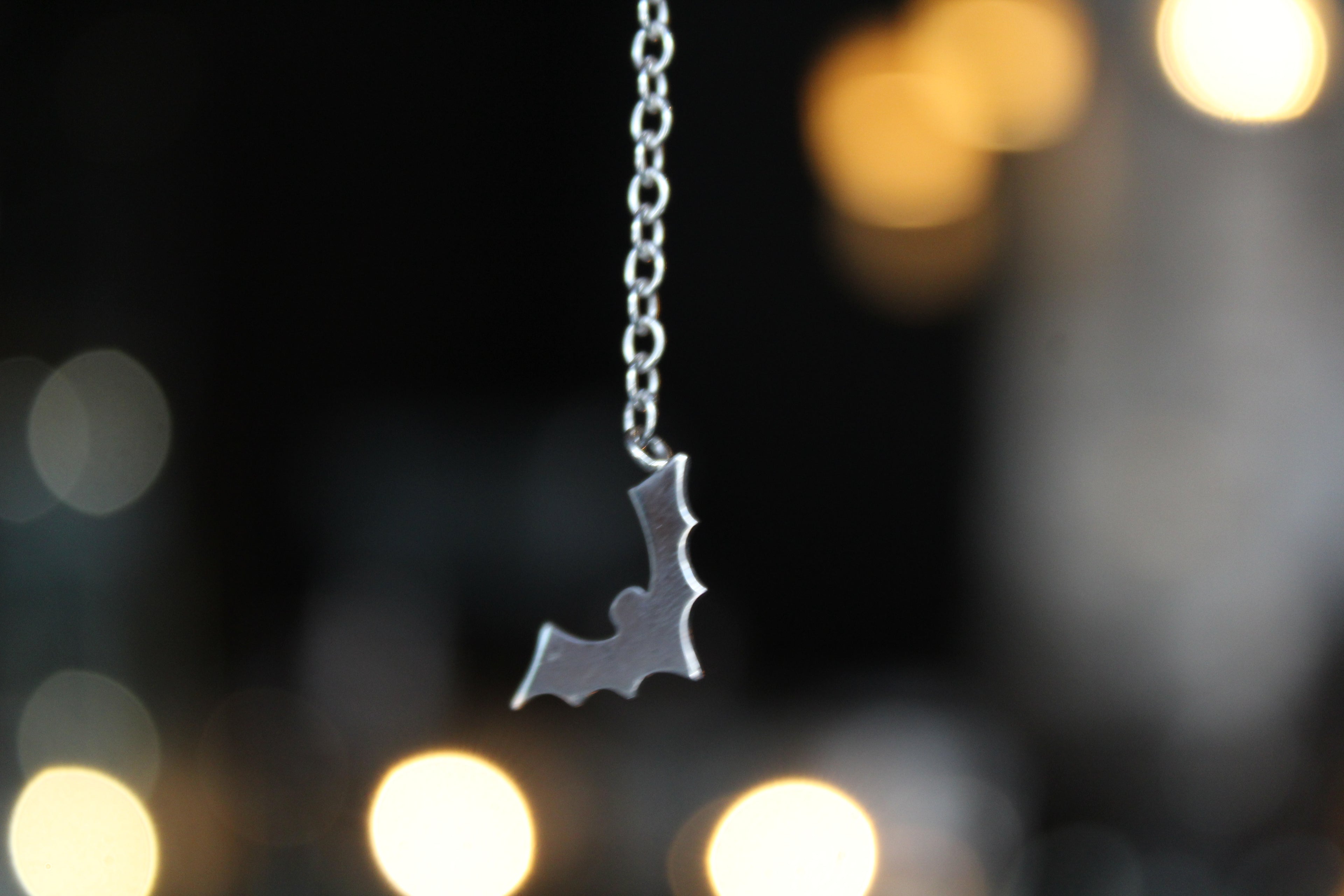 Bat Drop Earrings