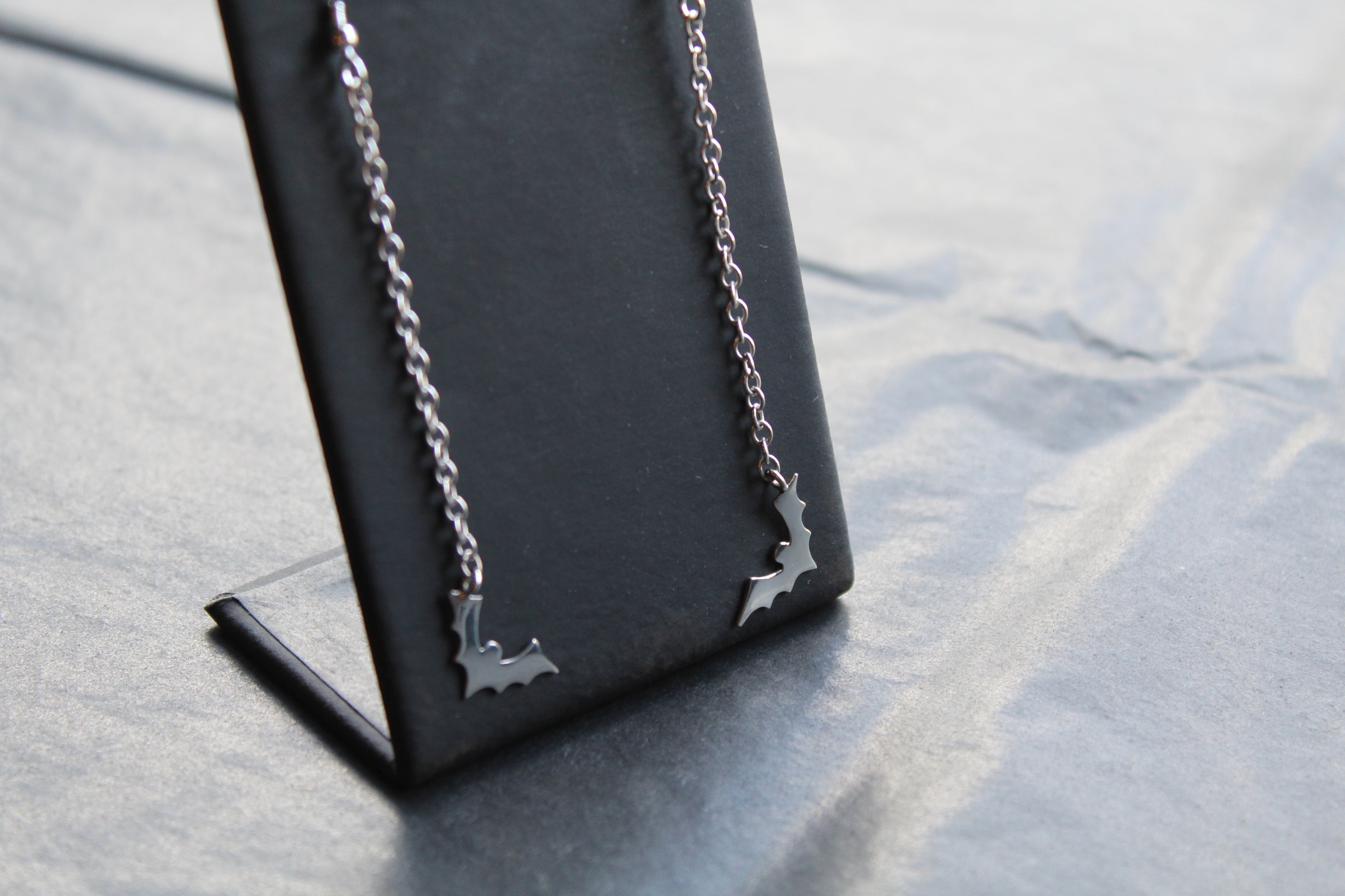 Bat Drop Earrings