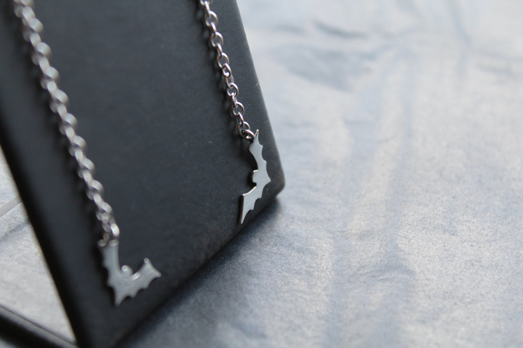 Bat Drop Earrings