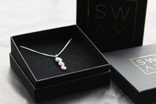 Load image into Gallery viewer, Blue Opal Trio Necklace
